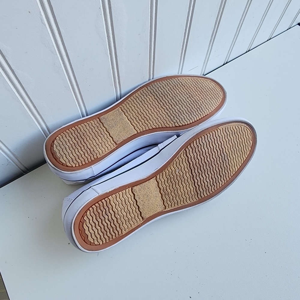 Coral Bay Women’s Captiva Loafers Shoe Flat White Canvas Size 7.5 - Picture 7 of 7